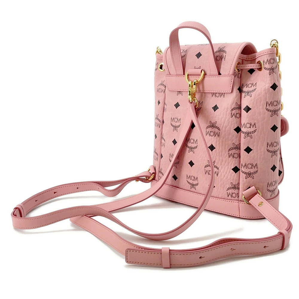 Mcm Daypack AREN Rucksack Backpack Visetos VI Leather Bag